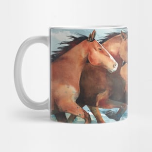 Four Horse Gallop Mug